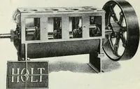 An illustration from The modern gas tractor, its construction, utility, operation and repair; a practical treatise defining every branch of up-to-date gas tractor engineering, driving and maintenance in a non-technical manner. Considers fully all types of power plants and their components, methods of drive and speed changing mechanisms. Describes design and construction of all parts, their installation and adjustment as well as practical application of tractors in the field (1914)