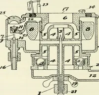 An illustration from The modern gas tractor, its construction, utility, operation and repair; a practical treatise defining every branch of up-to-date gas tractor engineering, driving and maintenance in a non-technical manner. Considers fully all types of power plants and their components, methods of drive and speed changing mechanisms. Describes design and construction of all parts, their installation and adjustment as well as practical application of tractors in the field (1914)