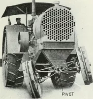 An illustration from The modern gas tractor, its construction, utility, operation and repair; a practical treatise defining every branch of up-to-date gas tractor engineering, driving and maintenance in a non-technical manner. Considers fully all types of power plants and their components, methods of drive and speed changing mechanisms. Describes design and construction of all parts, their installation and adjustment as well as practical application of tractors in the field (1914)