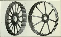 An illustration from The modern gas tractor, its construction, utility, operation and repair; a practical treatise defining every branch of up-to-date gas tractor engineering, driving and maintenance in a non-technical manner. Considers fully all types of power plants and their components, methods of drive and speed changing mechanisms. Describes design and construction of all parts, their installation and adjustment as well as practical application of tractors in the field (1914)