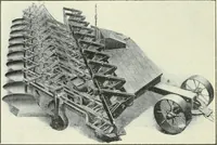 An illustration from The modern gas tractor, its construction, utility, operation and repair; a practical treatise defining every branch of up-to-date gas tractor engineering, driving and maintenance in a non-technical manner. Considers fully all types of power plants and their components, methods of drive and speed changing mechanisms. Describes design and construction of all parts, their installation and adjustment as well as practical application of tractors in the field (1914)