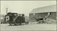 An illustration from The modern gas tractor, its construction, utility, operation and repair; a practical treatise defining every branch of up-to-date gas tractor engineering, driving and maintenance in a non-technical manner. Considers fully all types of power plants and their components, methods of drive and speed changing mechanisms. Describes design and construction of all parts, their installation and adjustment as well as practical application of tractors in the field (1914)