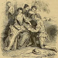 An illustration from Gazette des beaux-arts (1859)
