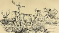 An illustration from Gazette des beaux-arts (1859)