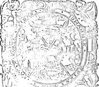 An illustration from Oratio funebris: de vita et obitu reverendissimi viri, pietate, doctrina, humanitateet ... (1591)