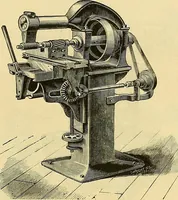 An illustration from Gear's illustrated catalogue of wood and iron working machinery (1872)
