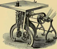 An illustration from Gear's illustrated catalogue of wood and iron working machinery (1872)