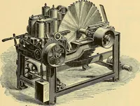 An illustration from Gear's illustrated catalogue of wood and iron working machinery (1872)