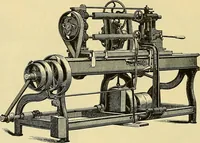 An illustration from Gear's illustrated catalogue of wood and iron working machinery (1872)