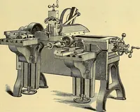 An illustration from Gear's illustrated catalogue of wood and iron working machinery (1872)