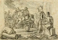 An illustration from Gedanken über die Nachahmung der griechischen Werke in der Malerey und Bildhauerkunst (1756)