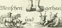 Picture 96 of 390 from Geistliche Herzens-Einbildungen inn zweihundert und fünfzig biblischen Figur-Sprüchen angedeutet : allen andächtige[n] Herze[n], u. der Tugent-Liebenden Jugent, zu einer Gottseligen Belustigung, auch denen Einfältigen, zu einer anmuthigen Vorstellung, unschweren Ergreiffung, und nuzlichen Fassung, auss allen canonischen Büchern der H. Schrifft ... (1688), leaf 100