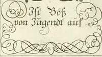 An illustration from Geistliche Herzens-Einbildungen inn zweihundert und fünfzig biblischen Figur-Sprüchen angedeutet : allen andächtige[n] Herze[n], u. der Tugent-Liebenden Jugent, zu einer Gottseligen Belustigung, auch denen Einfältigen, zu einer anmuthigen Vorstellung, unschweren Ergreiffung, und nuzlichen Fassung, auss allen canonischen Büchern der H. Schrifft ... (1688)