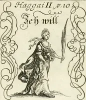 Picture 115 of 390 from Geistliche Herzens-Einbildungen inn zweihundert und fünfzig biblischen Figur-Sprüchen angedeutet : allen andächtige[n] Herze[n], u. der Tugent-Liebenden Jugent, zu einer Gottseligen Belustigung, auch denen Einfältigen, zu einer anmuthigen Vorstellung, unschweren Ergreiffung, und nuzlichen Fassung, auss allen canonischen Büchern der H. Schrifft ... (1688), leaf 114