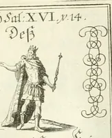 Picture 165 of 390 from Geistliche Herzens-Einbildungen inn zweihundert und fünfzig biblischen Figur-Sprüchen angedeutet : allen andächtige[n] Herze[n], u. der Tugent-Liebenden Jugent, zu einer Gottseligen Belustigung, auch denen Einfältigen, zu einer anmuthigen Vorstellung, unschweren Ergreiffung, und nuzlichen Fassung, auss allen canonischen Büchern der H. Schrifft ... (1688), leaf 150