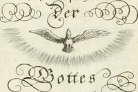 An illustration from Geistliche Herzens-Einbildungen inn zweihundert und fünfzig biblischen Figur-Sprüchen angedeutet : allen andächtige[n] Herze[n], u. der Tugent-Liebenden Jugent, zu einer Gottseligen Belustigung, auch denen Einfältigen, zu einer anmuthigen Vorstellung, unschweren Ergreiffung, und nuzlichen Fassung, auss allen canonischen Büchern der H. Schrifft ... (1688)