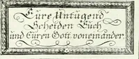 An illustration from Geistliche Herzens-Einbildungen inn zweihundert und fünfzig biblischen Figur-Sprüchen angedeutet : allen andächtige[n] Herze[n], u. der Tugent-Liebenden Jugent, zu einer Gottseligen Belustigung, auch denen Einfältigen, zu einer anmuthigen Vorstellung, unschweren Ergreiffung, und nuzlichen Fassung, auss allen canonischen Büchern der H. Schrifft ... (1688)