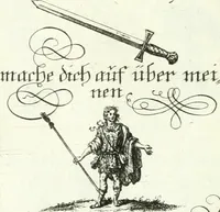 Picture 301 of 390 from Geistliche Herzens-Einbildungen inn zweihundert und fünfzig biblischen Figur-Sprüchen angedeutet : allen andächtige[n] Herze[n], u. der Tugent-Liebenden Jugent, zu einer Gottseligen Belustigung, auch denen Einfältigen, zu einer anmuthigen Vorstellung, unschweren Ergreiffung, und nuzlichen Fassung, auss allen canonischen Büchern der H. Schrifft ... (1688), leaf 296