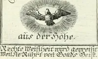 An illustration from Geistliche Herzens-Einbildungen inn zweihundert und fünfzig biblischen Figur-Sprüchen angedeutet : allen andächtige[n] Herze[n], u. der Tugent-Liebenden Jugent, zu einer Gottseligen Belustigung, auch denen Einfältigen, zu einer anmuthigen Vorstellung, unschweren Ergreiffung, und nuzlichen Fassung, auss allen canonischen Büchern der H. Schrifft ... (1688)