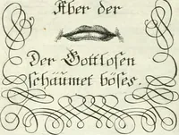 An illustration from Geistliche Herzens-Einbildungen inn zweihundert und fünfzig biblischen Figur-Sprüchen angedeutet : allen andächtige[n] Herze[n], u. der Tugent-Liebenden Jugent, zu einer Gottseligen Belustigung, auch denen Einfältigen, zu einer anmuthigen Vorstellung, unschweren Ergreiffung, und nuzlichen Fassung, auss allen canonischen Büchern der H. Schrifft ... (1688)