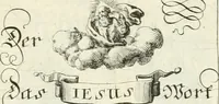 An illustration from Geistliche Herzens-Einbildungen inn zweihundert und fünfzig biblischen Figur-Sprüchen angedeutet : allen andächtige[n] Herze[n], u. der Tugent-Liebenden Jugent, zu einer Gottseligen Belustigung, auch denen Einfältigen, zu einer anmuthigen Vorstellung, unschweren Ergreiffung, und nuzlichen Fassung, auss allen canonischen Büchern der H. Schrifft ... (1688)