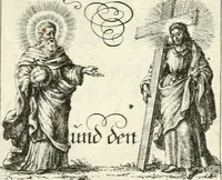 Picture 379 of 390 from Geistliche Herzens-Einbildungen inn zweihundert und fünfzig biblischen Figur-Sprüchen angedeutet : allen andächtige[n] Herze[n], u. der Tugent-Liebenden Jugent, zu einer Gottseligen Belustigung, auch denen Einfältigen, zu einer anmuthigen Vorstellung, unschweren Ergreiffung, und nuzlichen Fassung, auss allen canonischen Büchern der H. Schrifft ... (1688), leaf 376