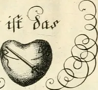 Picture 387 of 390 from Geistliche Herzens-Einbildungen inn zweihundert und fünfzig biblischen Figur-Sprüchen angedeutet : allen andächtige[n] Herze[n], u. der Tugent-Liebenden Jugent, zu einer Gottseligen Belustigung, auch denen Einfältigen, zu einer anmuthigen Vorstellung, unschweren Ergreiffung, und nuzlichen Fassung, auss allen canonischen Büchern der H. Schrifft ... (1688), leaf 384