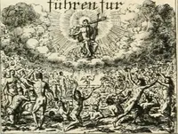 Picture 389 of 390 from Geistliche Herzens-Einbildungen inn zweihundert und fünfzig biblischen Figur-Sprüchen angedeutet : allen andächtige[n] Herze[n], u. der Tugent-Liebenden Jugent, zu einer Gottseligen Belustigung, auch denen Einfältigen, zu einer anmuthigen Vorstellung, unschweren Ergreiffung, und nuzlichen Fassung, auss allen canonischen Büchern der H. Schrifft ... (1688), leaf 386