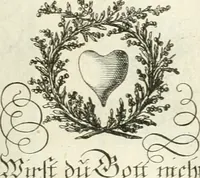 An illustration from Geistliche Herzens-Einbildungen inn zweihundert und fünfzig biblischen Figur-Sprüchen angedeutet : allen andächtige[n] Herze[n], u. der Tugent-Liebenden Jugent, zu einer Gottseligen Belustigung, auch denen Einfältigen, zu einer anmuthigen Vorstellung, unschweren Ergreiffung, und nuzlichen Fassung, auss allen canonischen Büchern der H. Schrifft ... (1688)