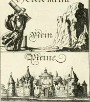 Picture 59 of 390 from Geistliche Herzens-Einbildungen inn zweihundert und fünfzig biblischen Figur-Sprüchen angedeutet : allen andächtige[n] Herze[n], u. der Tugent-Liebenden Jugent, zu einer Gottseligen Belustigung, auch denen Einfältigen, zu einer anmuthigen Vorstellung, unschweren Ergreiffung, und nuzlichen Fassung, auss allen canonischen Büchern der H. Schrifft ... (1688), leaf 70