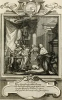 Picture 35 of 61 from Geistliche Todts-Gedancken : bey allerhand Gemählden und Schildereyen in Vorbildung unterschiedlichen Geschlechts, Alters, Standes, und Würdens-Persohnen sich des Todes zu erinneren, aus dessen Lehr die Tugend zu üben, und die Sünd zu meyden : erstlich in Kupfer entworffen, nachmahlen durch sittliche Erörtherung und Uberlegung unter Todten-Farben in Vorschein gebracht, dardurch zum Heyl der Seelen im Gemüth des geneigten Lesers ein lebendige Forcht und embsige Vorsorg des Todes zu erwecken (1753), leaf 164