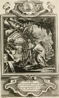Picture 44 of 61 from Geistliche Todts-Gedancken : bey allerhand Gemählden und Schildereyen in Vorbildung unterschiedlichen Geschlechts, Alters, Standes, und Würdens-Persohnen sich des Todes zu erinneren, aus dessen Lehr die Tugend zu üben, und die Sünd zu meyden : erstlich in Kupfer entworffen, nachmahlen durch sittliche Erörtherung und Uberlegung unter Todten-Farben in Vorschein gebracht, dardurch zum Heyl der Seelen im Gemüth des geneigten Lesers ein lebendige Forcht und embsige Vorsorg des Todes zu erwecken (1753), leaf 214