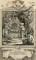 An illustration from Geistliche Todts-Gedancken : bey allerhand Gemählden und Schildereyen in Vorbildung unterschiedlichen Geschlechts, Alters, Standes, und Würdens-Persohnen sich des Todes zu erinneren, aus dessen Lehr die Tugend zu üben, und die Sünd zu meyden : erstlich in Kupfer entworffen, nachmahlen durch sittliche Erörtherung und Uberlegung unter Todten-Farben in Vorschein gebracht, dardurch zum Heyl der Seelen im Gemüth des geneigten Lesers ein lebendige Forcht und embsige Vorsorg des Todes zu erwecken (1753)