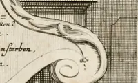 An illustration from Geistliche Todts-Gedancken : bey allerhand Gemählden und Schildereyen in Vorbildung unterschiedlichen Geschlechts, Alters, Standes, und Würdens-Persohnen sich des Todes zu erinneren, aus dessen Lehr die Tugend zu üben, und die Sünd zu meyden : erstlich in Kupfer entworffen, nachmahlen durch sittliche Erörtherung und Uberlegung unter Todten-Farben in Vorschein gebracht, dardurch zum Heyl der Seelen im Gemüth des geneigten Lesers ein lebendige Forcht und embsige Vorsorg des Todes zu erwecken (1753)