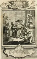 Picture 36 of 82 from Geistliche Todts-Gedancken : bey allerhand Gemählden und Schildereyen in Vorbildung unterschiedlichen Geschlechts, Alters, Standes, und Würdens-Persohnen sich des Todes zu erinnern, aus dessen Lehr die Tugend zu üben, und die Sünd zu meyden : erstlich in Kupfer entworffen, nachmahlen durch sittliche Erörtherung und Uberlegung unter Todten-Farben in Vorschein gebracht, dardurch zum Heyl der Seelen im Gemüth des geneigten Lesers ein lebendige Forcht und embsige Vorsorg des Todes zu erwecken (1753), leaf 114