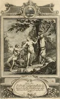 An illustration from Geistliche Todts-Gedancken : bey allerhand Gemählden und Schildereyen in Vorbildung unterschiedlichen Geschlechts, Alters, Standes, und Würdens-Persohnen sich des Todes zu erinnern, aus dessen Lehr die Tugend zu üben, und die Sünd zu meyden : erstlich in Kupfer entworffen, nachmahlen durch sittliche Erörtherung und Uberlegung unter Todten-Farben in Vorschein gebracht, dardurch zum Heyl der Seelen im Gemüth des geneigten Lesers ein lebendige Forcht und embsige Vorsorg des Todes zu erwecken (1753)