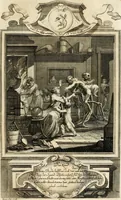Picture 58 of 82 from Geistliche Todts-Gedancken : bey allerhand Gemählden und Schildereyen in Vorbildung unterschiedlichen Geschlechts, Alters, Standes, und Würdens-Persohnen sich des Todes zu erinnern, aus dessen Lehr die Tugend zu üben, und die Sünd zu meyden : erstlich in Kupfer entworffen, nachmahlen durch sittliche Erörtherung und Uberlegung unter Todten-Farben in Vorschein gebracht, dardurch zum Heyl der Seelen im Gemüth des geneigten Lesers ein lebendige Forcht und embsige Vorsorg des Todes zu erwecken (1753), leaf 198
