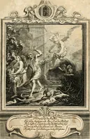 An illustration from Geistliche Todts-Gedancken : bey allerhand Gemählden und Schildereyen in Vorbildung unterschiedlichen Geschlechts, Alters, Standes, und Würdens-Persohnen sich des Todes zu erinnern, aus dessen Lehr die Tugend zu üben, und die Sünd zu meyden : erstlich in Kupfer entworffen, nachmahlen durch sittliche Erörtherung und Uberlegung unter Todten-Farben in Vorschein gebracht, dardurch zum Heyl der Seelen im Gemüth des geneigten Lesers ein lebendige Forcht und embsige Vorsorg des Todes zu erwecken (1753)