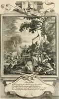 An illustration from Geistliche Todts-Gedancken : bey allerhand Gemählden und Schildereyen in Vorbildung unterschiedlichen Geschlechts, Alters, Standes, und Würdens-Persohnen sich des Todes zu erinnern, aus dessen Lehr die Tugend zu üben, und die Sünd zu meyden : erstlich in Kupfer entworffen, nachmahlen durch sittliche Erörtherung und Uberlegung unter Todten-Farben in Vorschein gebracht, dardurch zum Heyl der Seelen im Gemüth des geneigten Lesers ein lebendige Forcht und embsige Vorsorg des Todes zu erwecken (1753)
