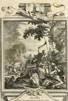 An illustration from Geistliche Todts-Gedancken : bey allerhand Gemählden und Schildereyen in Vorbildung unterschiedlichen Geschlechts, Alters, Standes, und Würdens-Persohnen sich des Todes zu erinnern, aus dessen Lehr die Tugend zu üben, und die Sünd zu meyden : erstlich in Kupfer entworffen, nachmahlen durch sittliche Erörtherung und Uberlegung unter Todten-Farben in Vorschein gebracht, dardurch zum Heyl der Seelen im Gemüth des geneigten Lesers ein lebendige Forcht und embsige Vorsorg des Todes zu erwecken (1753)