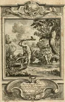 Picture 12 of 82 from Geistliche Todts-Gedancken : bey allerhand Gemählden und Schildereyen in Vorbildung unterschiedlichen Geschlechts, Alters, Standes, und Würdens-Persohnen sich des Todes zu erinnern, aus dessen Lehr die Tugend zu üben, und die Sünd zu meyden : erstlich in Kupfer entworffen, nachmahlen durch sittliche Erörtherung und Uberlegung unter Todten-Farben in Vorschein gebracht, dardurch zum Heyl der Seelen im Gemüth des geneigten Lesers ein lebendige Forcht und embsige Vorsorg des Todes zu erwecken (1753), leaf 26