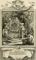 An illustration from Geistliche Todts-Gedancken : bey allerhand Gemählden und Schildereyen in Vorbildung unterschiedlichen Geschlechts, Alters, Standes, und Würdens-Persohnen sich des Todes zu erinnern, aus dessen Lehr die Tugend zu üben, und die Sünd zu meyden : erstlich in Kupfer entworffen, nachmahlen durch sittliche Erörtherung und Uberlegung unter Todten-Farben in Vorschein gebracht, dardurch zum Heyl der Seelen im Gemüth des geneigten Lesers ein lebendige Forcht und embsige Vorsorg des Todes zu erwecken (1753)