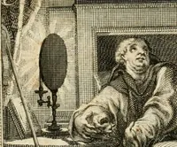 Picture 20 of 82 from Geistliche Todts-Gedancken : bey allerhand Gemählden und Schildereyen in Vorbildung unterschiedlichen Geschlechts, Alters, Standes, und Würdens-Persohnen sich des Todes zu erinnern, aus dessen Lehr die Tugend zu üben, und die Sünd zu meyden : erstlich in Kupfer entworffen, nachmahlen durch sittliche Erörtherung und Uberlegung unter Todten-Farben in Vorschein gebracht, dardurch zum Heyl der Seelen im Gemüth des geneigten Lesers ein lebendige Forcht und embsige Vorsorg des Todes zu erwecken (1753), leaf 53