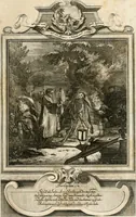 Picture 25 of 82 from Geistliche Todts-Gedancken : bey allerhand Gemählden und Schildereyen in Vorbildung unterschiedlichen Geschlechts, Alters, Standes, und Würdens-Persohnen sich des Todes zu erinnern, aus dessen Lehr die Tugend zu üben, und die Sünd zu meyden : erstlich in Kupfer entworffen, nachmahlen durch sittliche Erörtherung und Uberlegung unter Todten-Farben in Vorschein gebracht, dardurch zum Heyl der Seelen im Gemüth des geneigten Lesers ein lebendige Forcht und embsige Vorsorg des Todes zu erwecken (1753), leaf 68