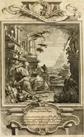 An illustration from Geistliche Todts-Gedancken : bey allerhand Gemählden und Schildereyen in Vorbildung unterschiedlichen Geschlechts, Alters, Standes, und Würdens-Persohnen sich des Todes zu erinnern, aus dessen Lehr die Tugend zu üben, und die Sünd zu meyden : erstlich in Kupfer entworffen, nachmahlen durch sittliche Erörtherung und Uberlegung unter Todten-Farben in Vorschein gebracht, dardurch zum Heyl der Seelen im Gemüth des geneigten Lesers ein lebendige Forcht und embsige Vorsorg des Todes zu erwecken (1753)