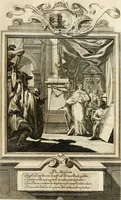 Picture 31 of 82 from Geistliche Todts-Gedancken : bey allerhand Gemählden und Schildereyen in Vorbildung unterschiedlichen Geschlechts, Alters, Standes, und Würdens-Persohnen sich des Todes zu erinnern, aus dessen Lehr die Tugend zu üben, und die Sünd zu meyden : erstlich in Kupfer entworffen, nachmahlen durch sittliche Erörtherung und Uberlegung unter Todten-Farben in Vorschein gebracht, dardurch zum Heyl der Seelen im Gemüth des geneigten Lesers ein lebendige Forcht und embsige Vorsorg des Todes zu erwecken (1753), leaf 96