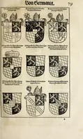 Picture 16 of 57 from Gemeiner loblicher Eydgnoschafft Stetten, Landen vnd Völckeren Chronick wirdiger Thaaten Beschreybung : hieriñ wirt auch die Gelegenheit der gantzen Europe : item ein kurtzuer griffne Chronica Germanie oder Teütschlands : in sonders aber ein fleyssige histori vnd ordenliche Beschreybung Gallie oder Franckrychs fürgestellt : darauff deñ obgedachte der Eydgnoschafft Beschreybung volget ... (1548), leaf 181