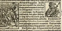 An illustration from Gemeiner loblicher Eydgnoschafft Stetten, Landen vnd Völckeren Chronick wirdiger Thaaten Beschreybung : hieriñ wirt auch die Gelegenheit der gantzen Europe : item ein kurtzuer griffne Chronica Germanie oder Teütschlands : in sonders aber ein fleyssige histori vnd ordenliche Beschreybung Gallie oder Franckrychs fürgestellt : darauff deñ obgedachte der Eydgnoschafft Beschreybung volget ... (1548)