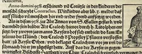 Picture 16 of 76 from Gemeiner loblicher Eydgnoschafft Stetten, Landen vnd Völckeren Chronick wirdiger Thaaten Beschreybung : hieriñ wirt auch die Gelegenheit der gantzen Europe : item ein kurtzuer griffne Chronica Germanie oder Teütschlands : in sonders aber ein fleyssige histori vnd ordenliche Beschreybung Gallie oder Franckrychs fürgestellt : darauff deñ obgedachte der Eydgnoschafft Beschreybung volget ... (1548), leaf 106