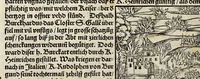 An illustration from Gemeiner loblicher Eydgnoschafft Stetten, Landen vnd Völckeren Chronick wirdiger Thaaten Beschreybung : hieriñ wirt auch die Gelegenheit der gantzen Europe : item ein kurtzuer griffne Chronica Germanie oder Teütschlands : in sonders aber ein fleyssige histori vnd ordenliche Beschreybung Gallie oder Franckrychs fürgestellt : darauff deñ obgedachte der Eydgnoschafft Beschreybung volget ... (1548)